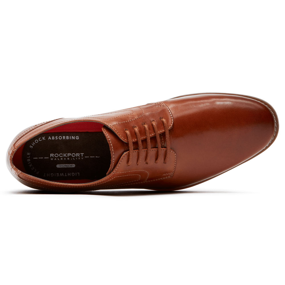 Rockport Oxfords Herre Brune - Style Purpose Plain Toe - JYQC78406